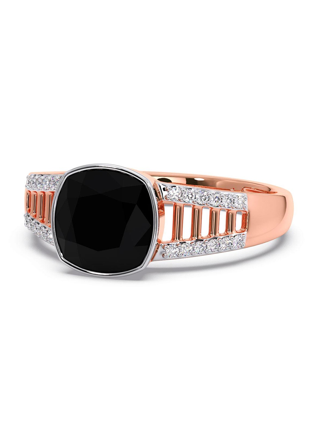 CANDERE A KALYAN JEWELLERS COMPANY Men Diamond-Studded 14KT Rose Gold Ring - 3.07 gm
CANDERE A KALYAN JEWELLERS COMPANY Men Diamond-Studded 14KT Rose Gold Ring - 3.07 gm