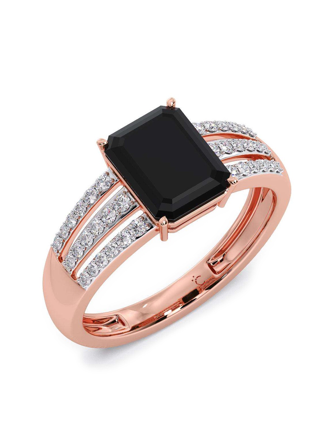 CANDERE A KALYAN JEWELLERS COMPANY Men Diamond-Studded 18KT Rose Gold Ring - 4.48 gm
CANDERE A KALYAN JEWELLERS COMPANY Men Diamond-Studded 18KT Rose Gold Ring - 4.48 gm