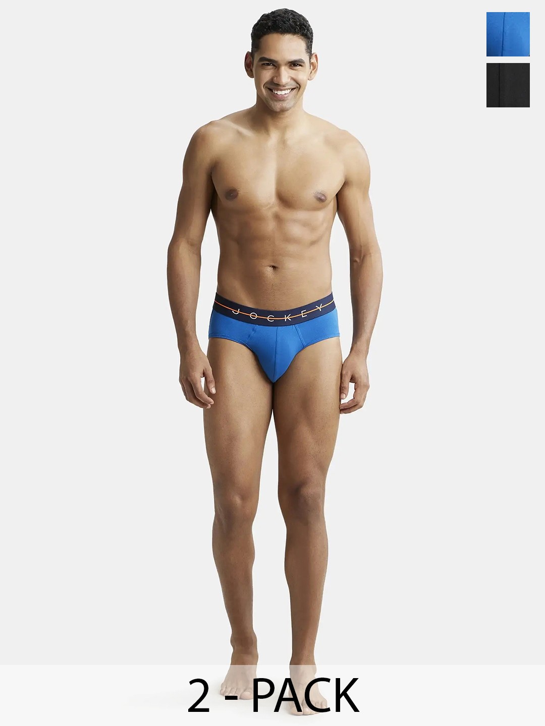 Jockey Pack Of 2 Super Combed Cotton Stretch Solid Brief with Ultrasoft Waistband-NY15, Assorted
Jockey Pack Of 2 Super Combed Cotton Stretch Solid Brief with Ultrasoft Waistband-NY15, Assorted