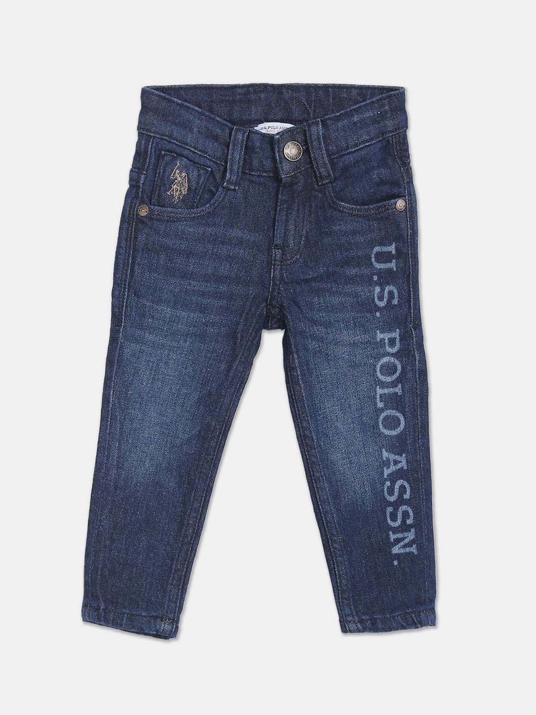U.S. Polo Assn. Kids Boys Slim Fit Light Fade Stretchable Jeans, Blue
U.S. Polo Assn. Kids Boys Slim Fit Light Fade Stretchable Jeans, Blue