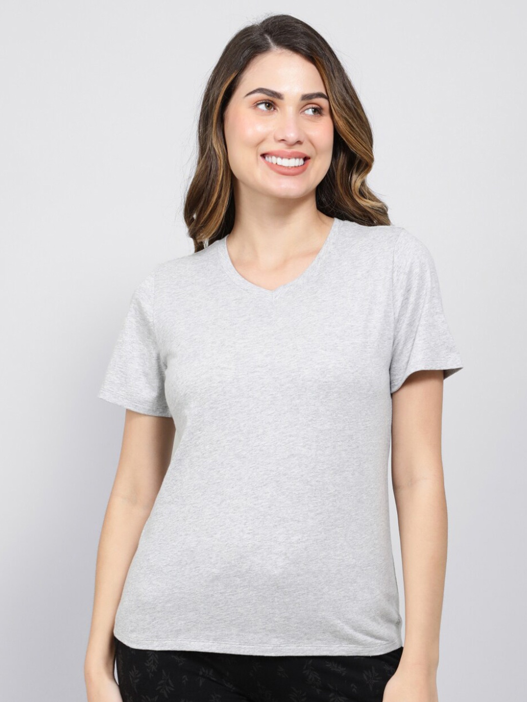 Jockey Round Neck Training & Gym Relaxed Fit T-shirt, Grey