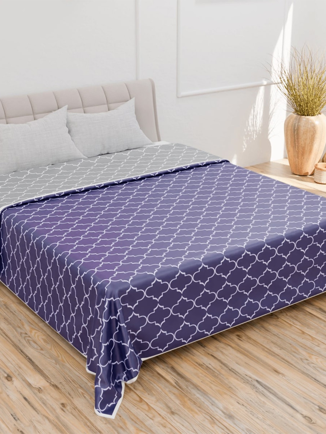 CURIOUS LIFESTYLE Blue & Grey Ethnic Motifs Microfiber Summer 150 GSM Double Bed Dohar
CURIOUS LIFESTYLE Blue & Grey Ethnic Motifs Microfiber Summer 150 GSM Double Bed Dohar