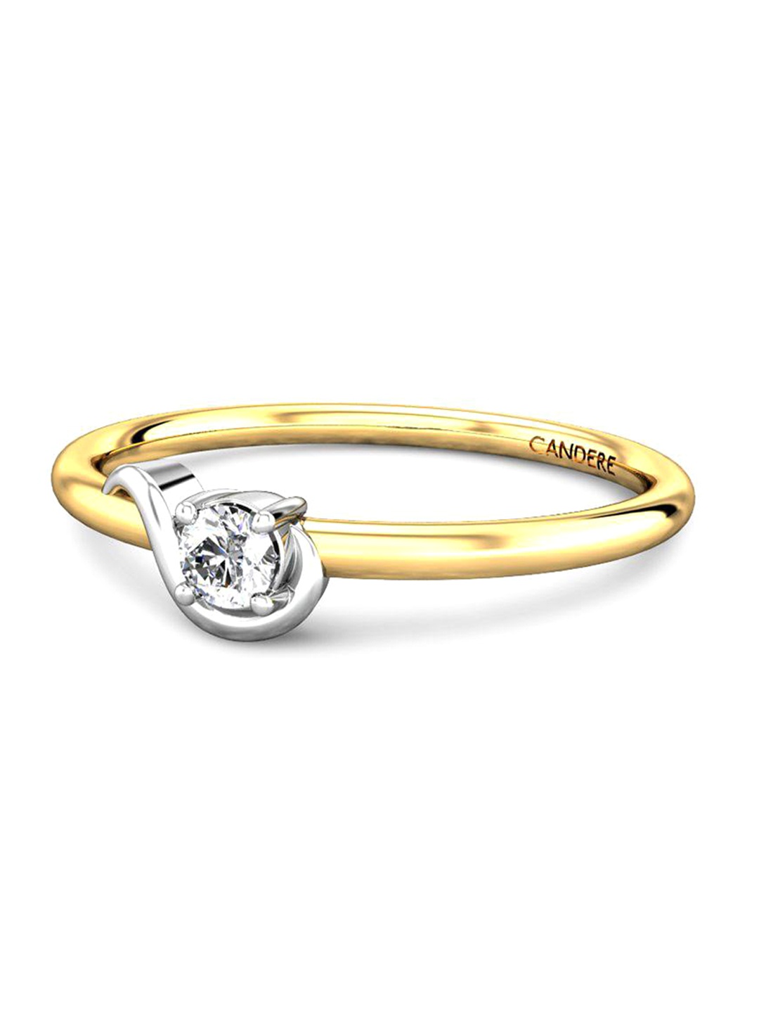 CANDERE A KALYAN JEWELLERS COMPANY Diamond-Studded 14KT BIS Hallmark Gold Ring-0.91 g
CANDERE A KALYAN JEWELLERS COMPANY Diamond-Studded 14KT BIS Hallmark Gold Ring-0.91 g