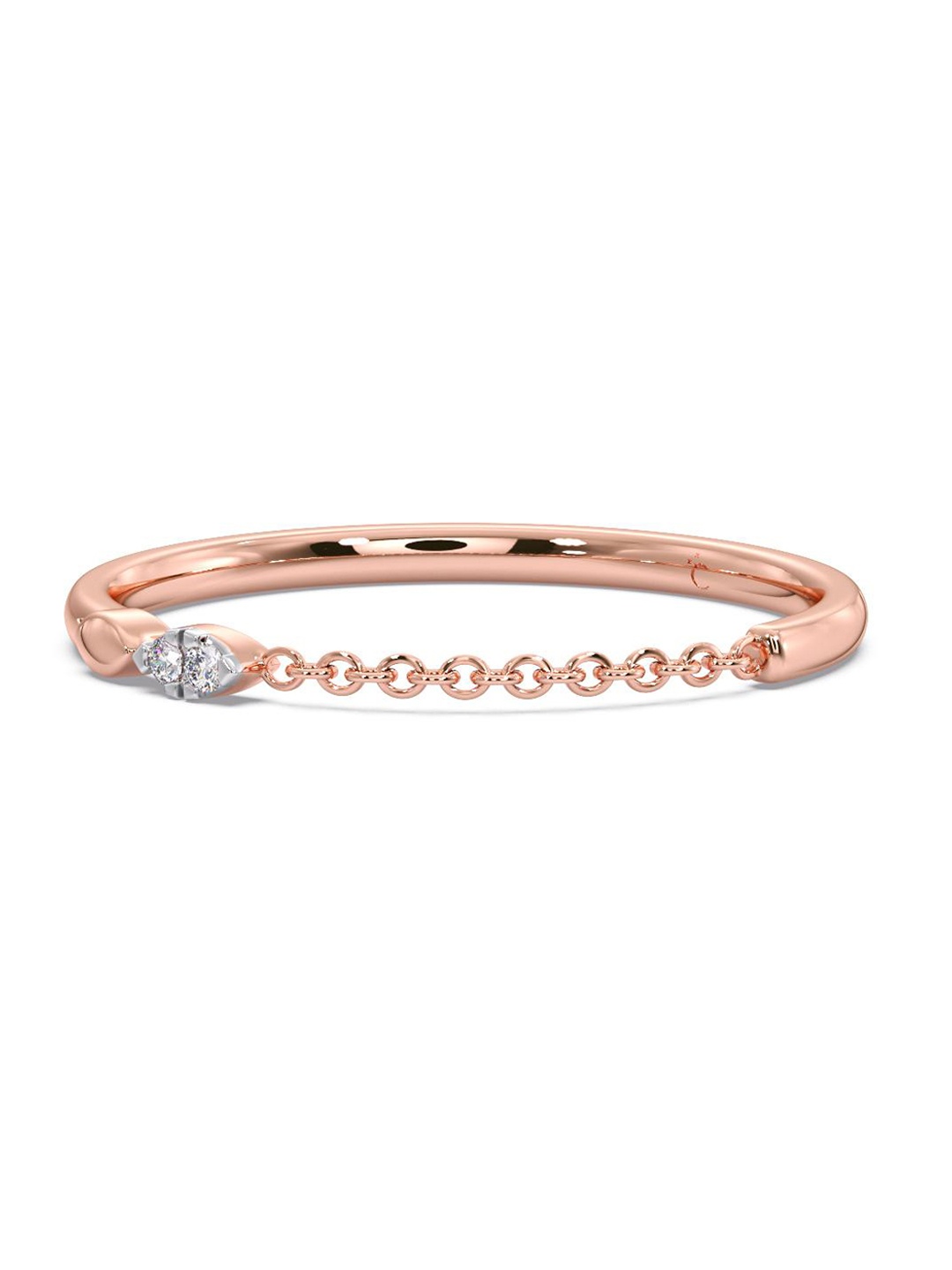 CANDERE A KALYAN JEWELLERS COMPANY Diamond-Studded 14KT BIS Hallmark Rose Gold Ring-0.55 g
CANDERE A KALYAN JEWELLERS COMPANY Diamond-Studded 14KT BIS Hallmark Rose Gold Ring-0.55 g