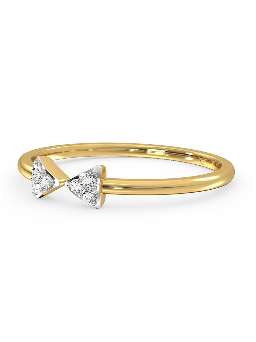 CANDERE A KALYAN JEWELLERS COMPANY Diamond-Studded BIS Hallmark 18KT Gold Ring - 1.43 g
CANDERE A KALYAN JEWELLERS COMPANY Diamond-Studded BIS Hallmark 18KT Gold Ring - 1.43 g