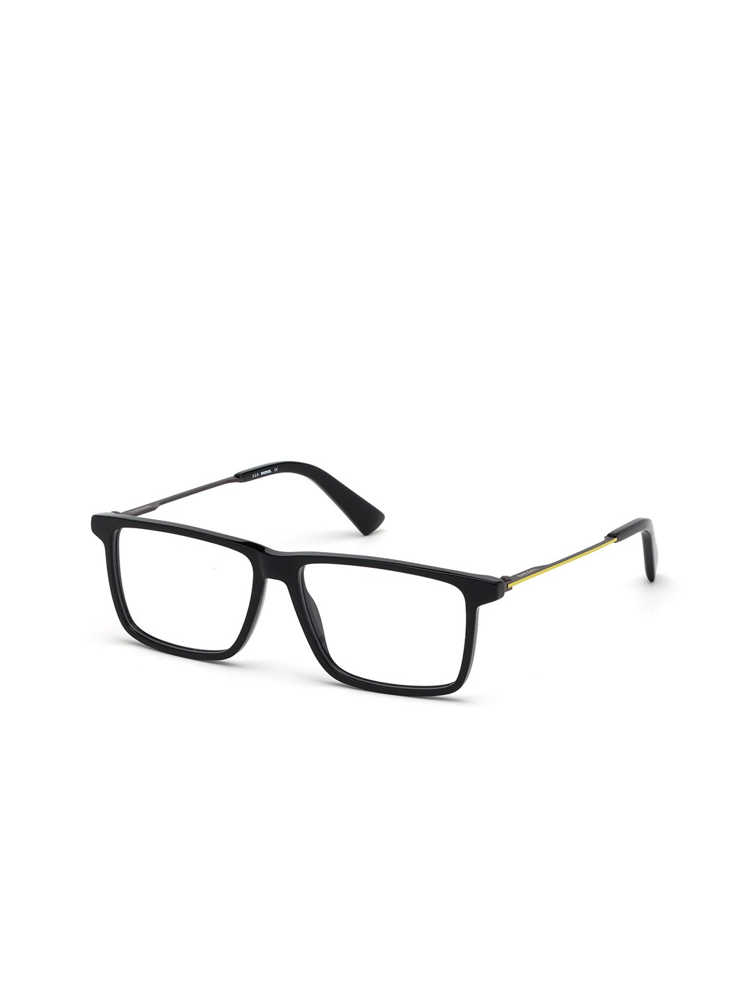 DIESEL Men Full Rim Rectangle Frames DL5312 55 001, Black