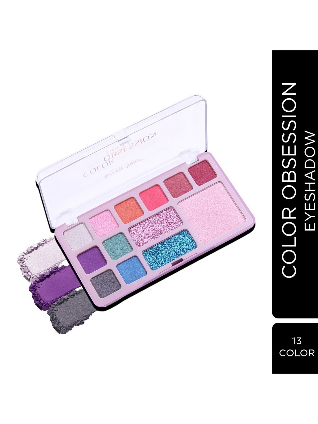 Seven Seas Color Obsession 13 Pigmented Colors Eyeshadow Palette 32.2g - Skin 102, Blue
Seven Seas Color Obsession 13 Pigmented Colors Eyeshadow Palette 32.2g - Skin 102, Blue