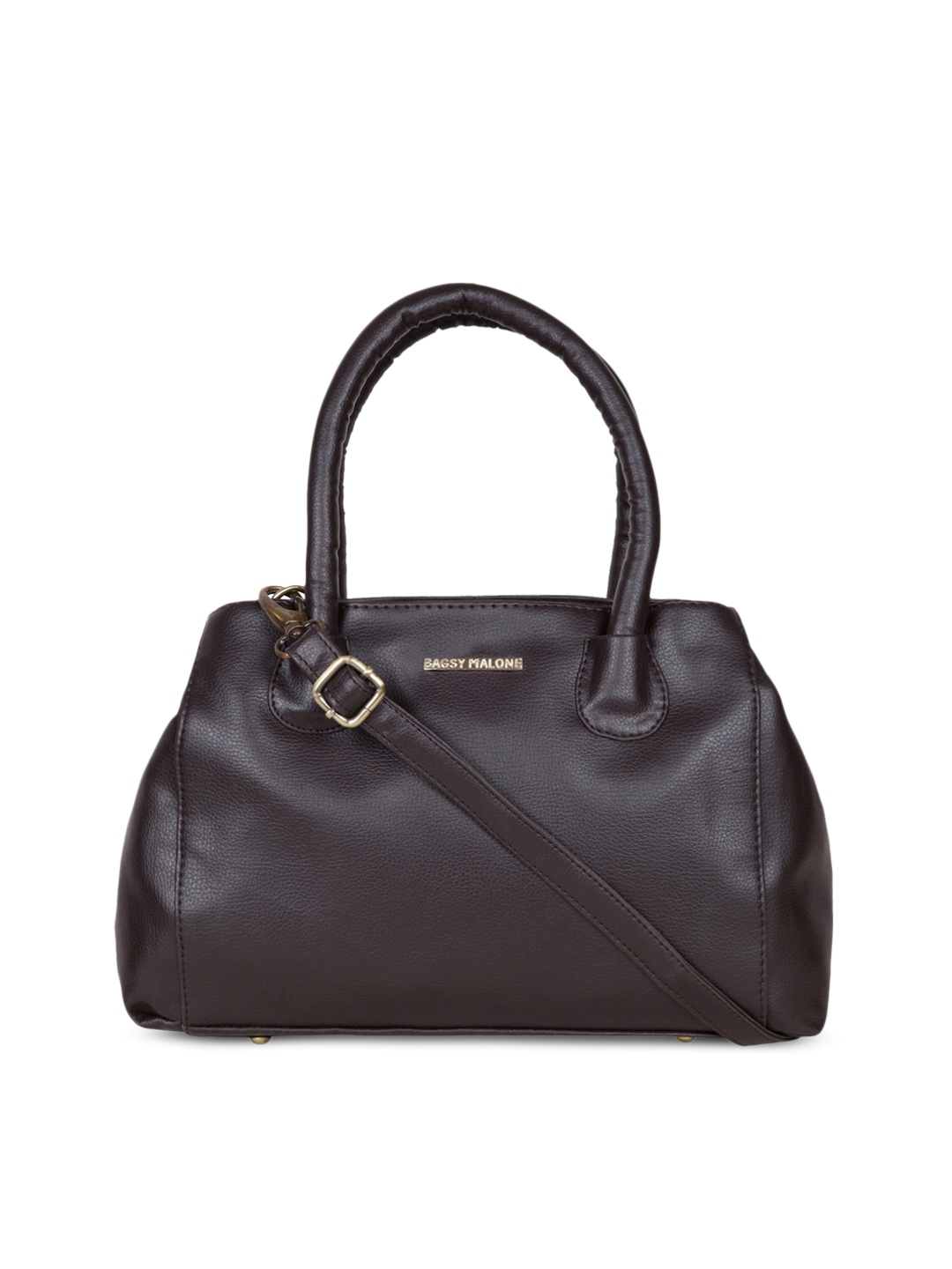 Bagsy Malone Brown Solid Shoulder Bag