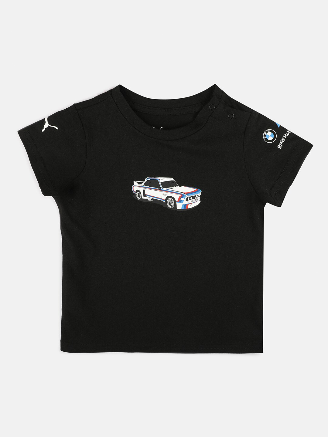 Puma Kids Printed BMW M Motorsport Babies Pure Cotton T- Shirt & Shorts Clothing Set, Black
Puma Kids Printed BMW M Motorsport Babies Pure Cotton T- Shirt & Shorts Clothing Set, Black