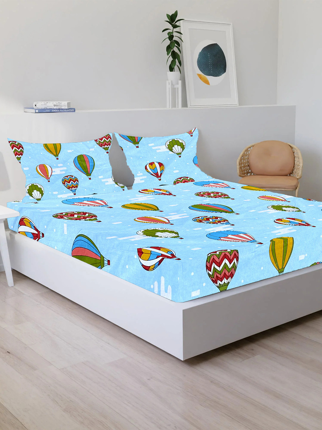 Sleeping Owls- because your sleep matters Tyke Kids Blue 180 TC Cotton Queen Bedsheet Set
Sleeping Owls- because your sleep matters Tyke Kids Blue 180 TC Cotton Queen Bedsheet Set