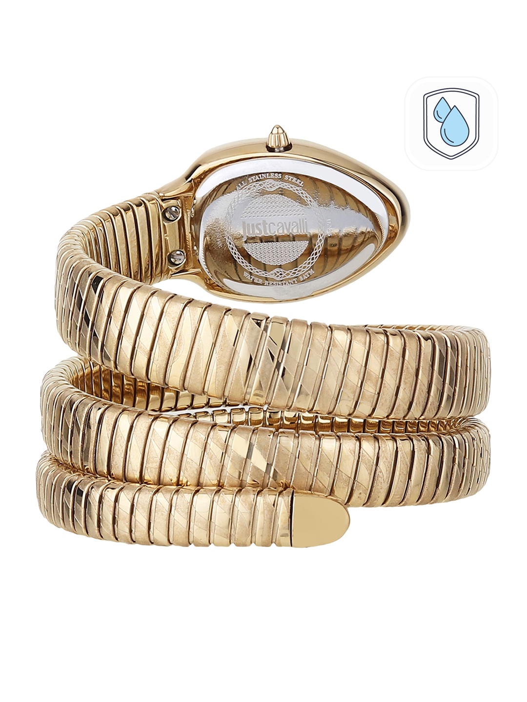 Just Cavalli Women Embellished Dial Wrap Around Straps Analogue Watch- JC1L226M0025, Gold
Just Cavalli Women Embellished Dial Wrap Around Straps Analogue Watch- JC1L226M0025, Gold