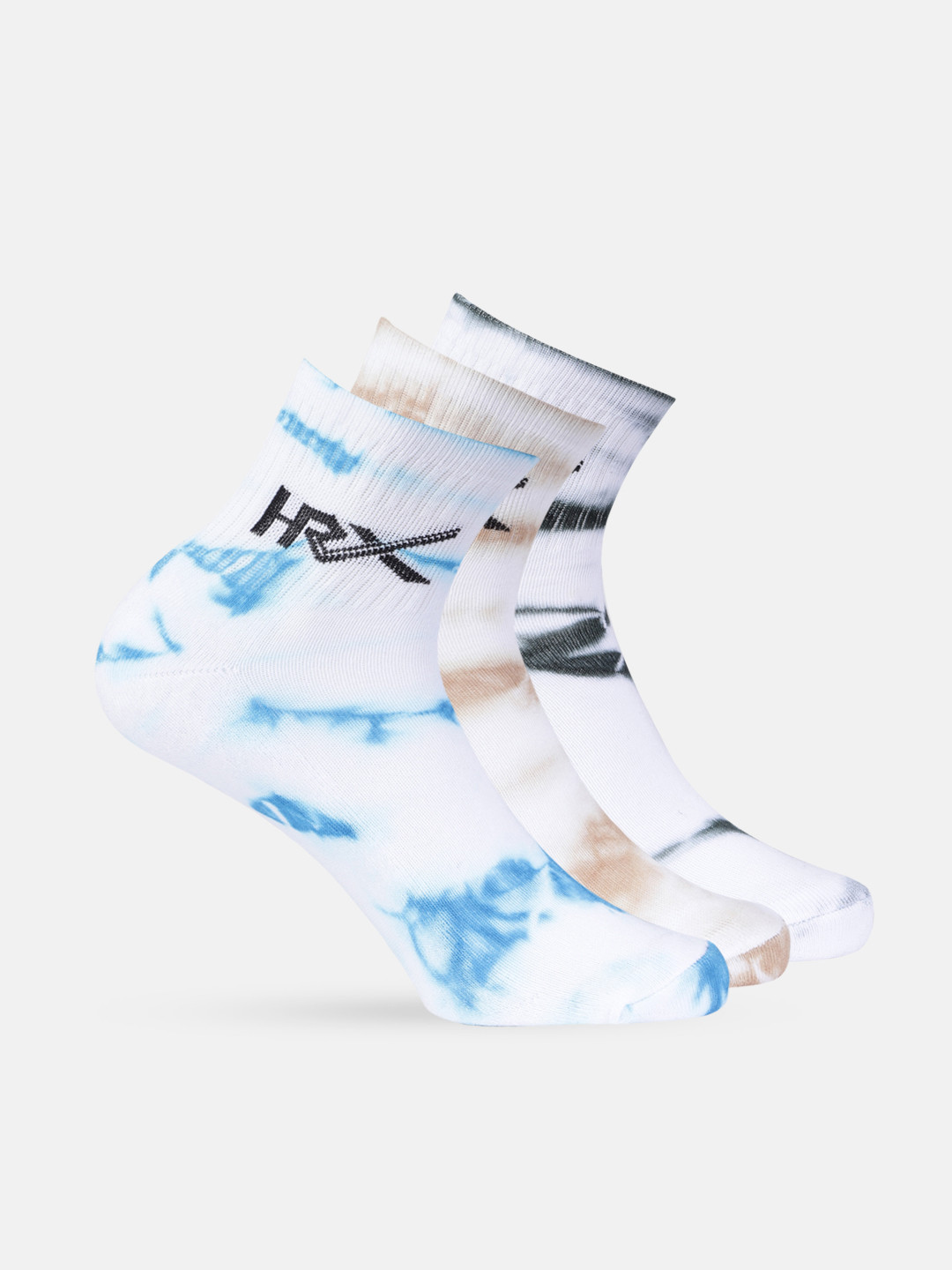 HRX by Hrithik Roshan Men Pack of 3 Tie & Dye Above Ankle-Length Socks, Brown
HRX by Hrithik Roshan Men Pack of 3 Tie & Dye Above Ankle-Length Socks, Brown