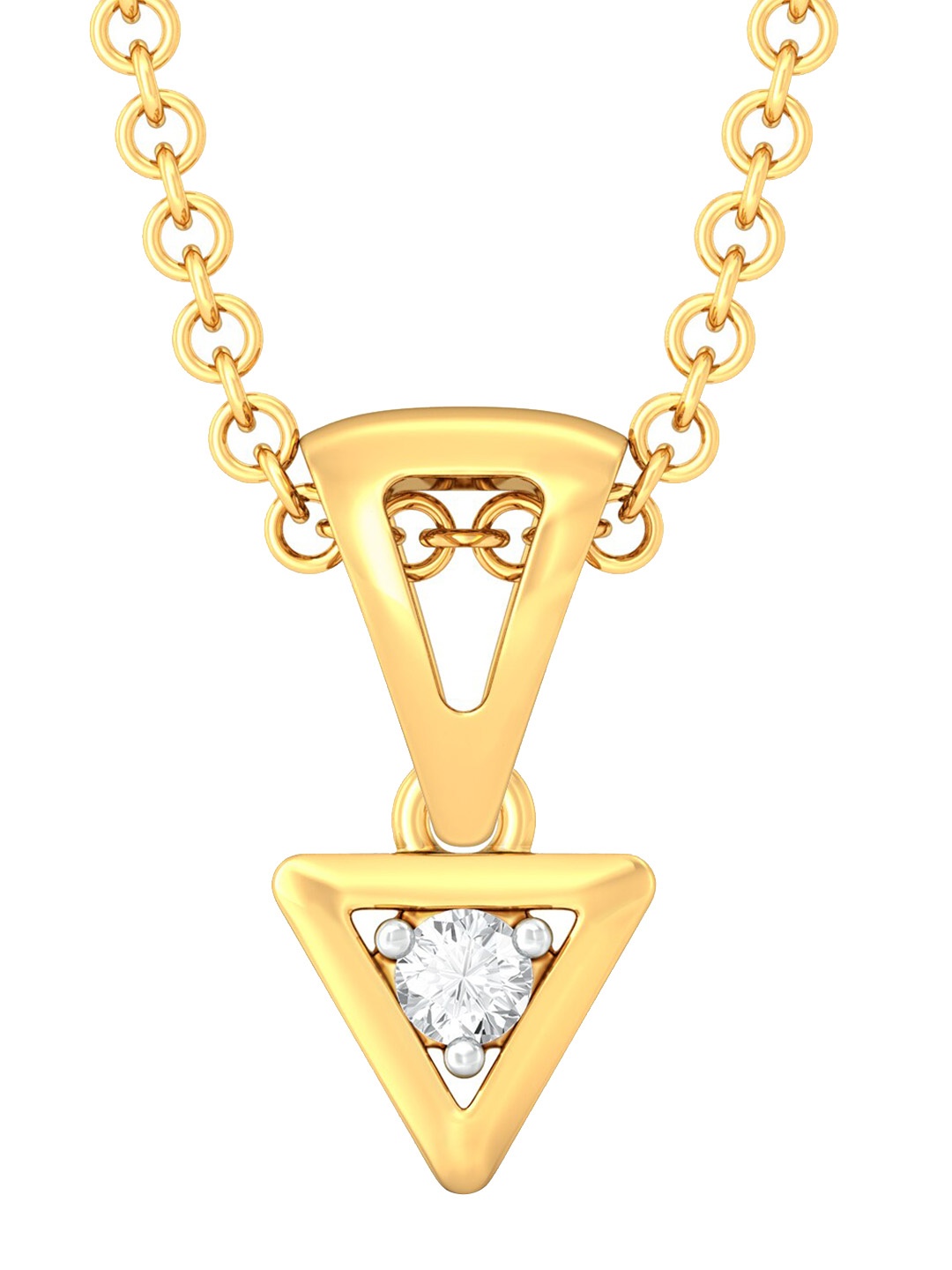 MELORRA Center of Attraction Diamond-Studded Rhodium-Plated 18KT Gold Pendant-0.83gm
MELORRA Center of Attraction Diamond-Studded Rhodium-Plated 18KT Gold Pendant-0.83gm