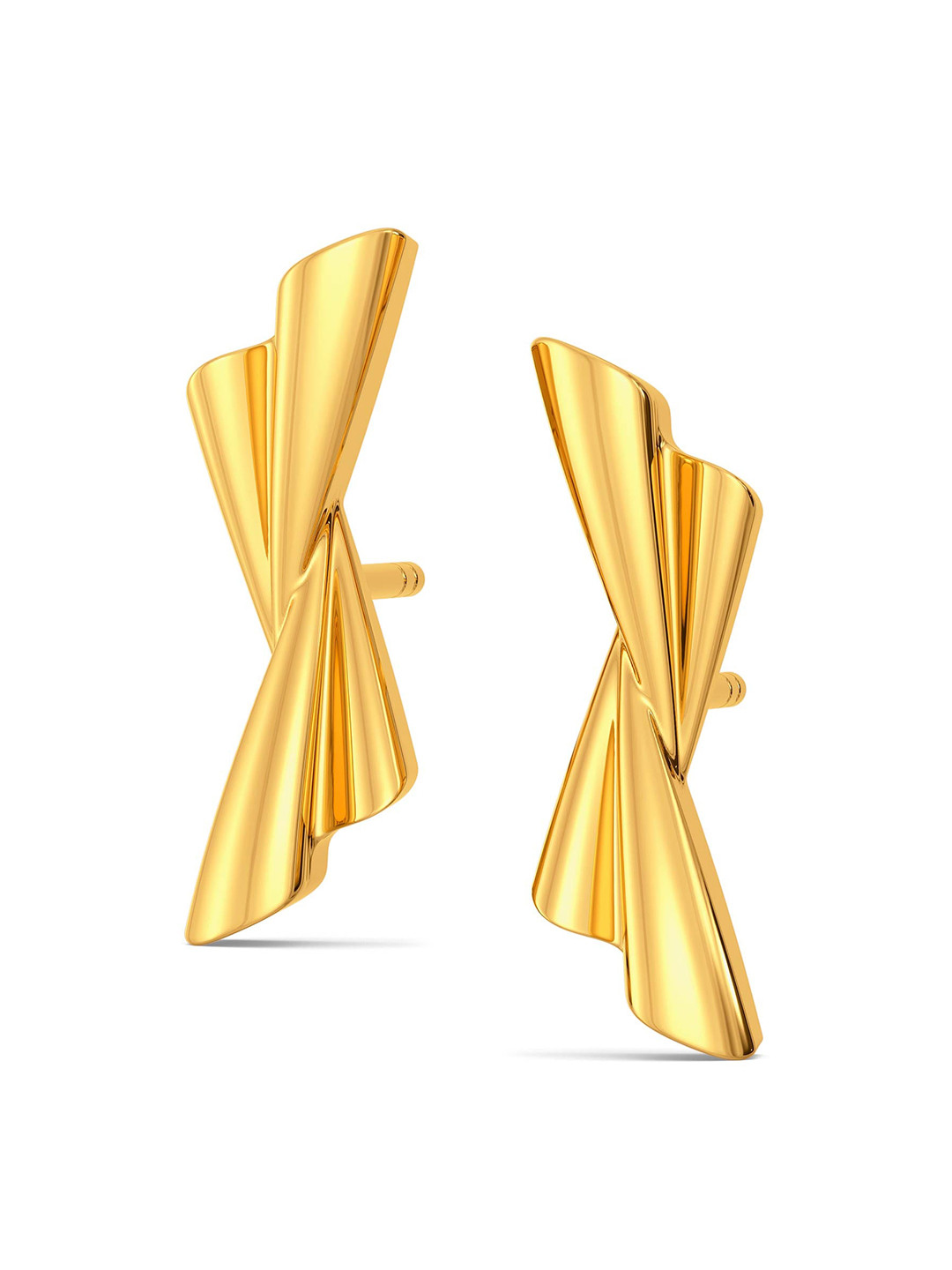 MELORRA Drape Allure 18KT Gold Studs Earrings- 2.63 gm
MELORRA Drape Allure 18KT Gold Studs Earrings- 2.63 gm