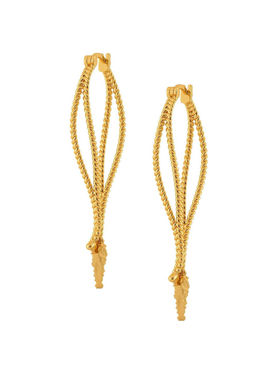 MELORRA Folklore Mods 18KT Gold Drop Earrings- 6.63 gm
MELORRA Folklore Mods 18KT Gold Drop Earrings- 6.63 gm