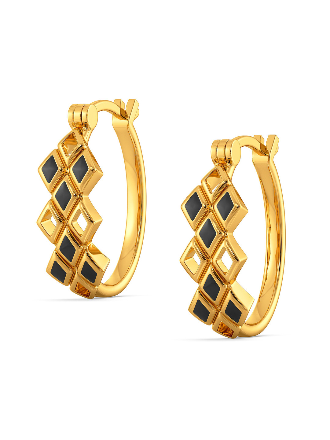 MELORRA Trenched Out 18KT Gold Hoop Earrings-4.0gm
MELORRA Trenched Out 18KT Gold Hoop Earrings-4.0gm