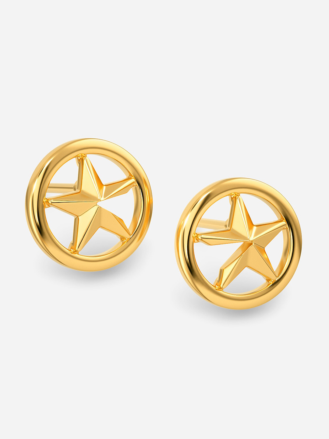 MELORRA Starry Combat 18KT Gold Earrings - 2.49 gm
MELORRA Starry Combat 18KT Gold Earrings - 2.49 gm