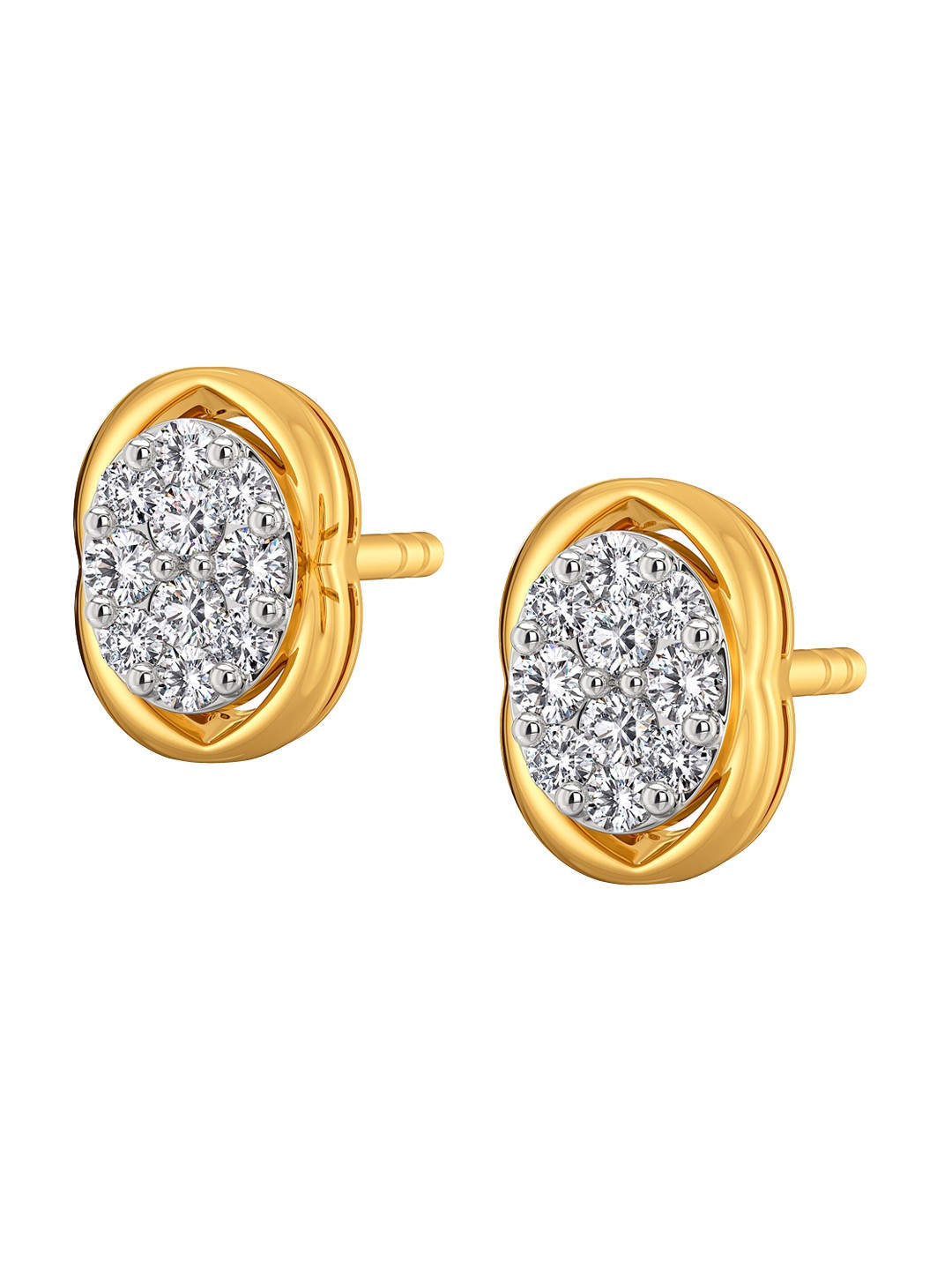 MELORRA Squad Queen Rhodium-Plated Diamond- Studded 18KT Gold Stud Earrings-1.61gm
MELORRA Squad Queen Rhodium-Plated Diamond- Studded 18KT Gold Stud Earrings-1.61gm