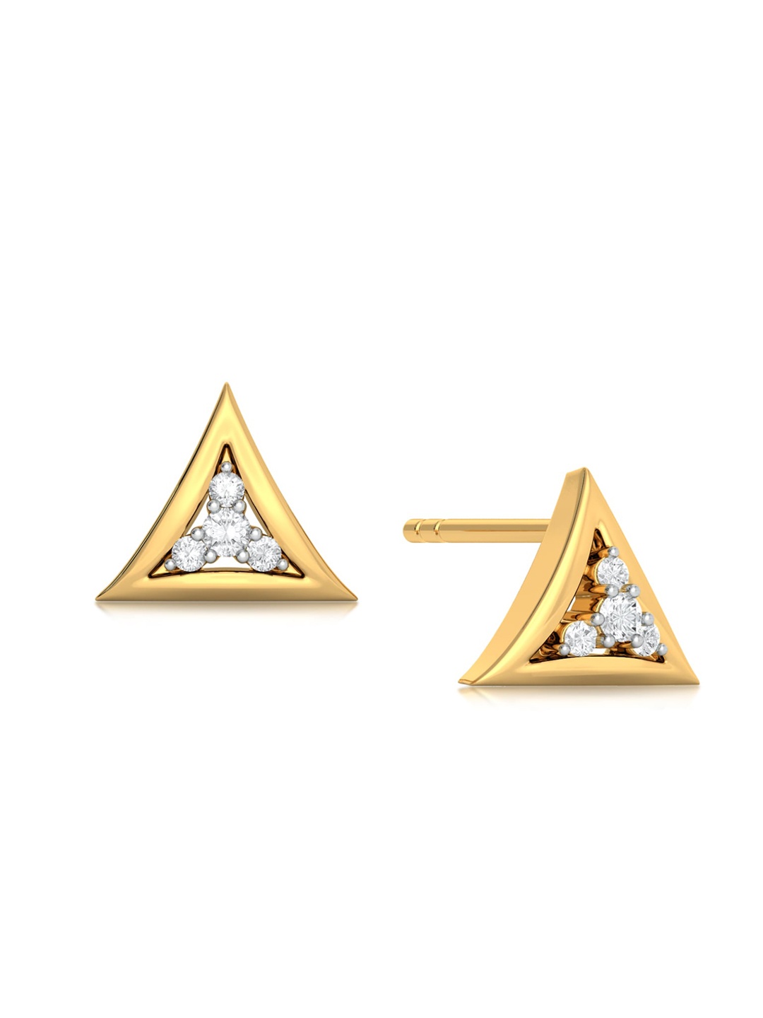 MELORRA Doppelganger Diamond-Studded Rhodium-Plated 18KT Gold Studs Earrings- 2.42 gm
MELORRA Doppelganger Diamond-Studded Rhodium-Plated 18KT Gold Studs Earrings- 2.42 gm