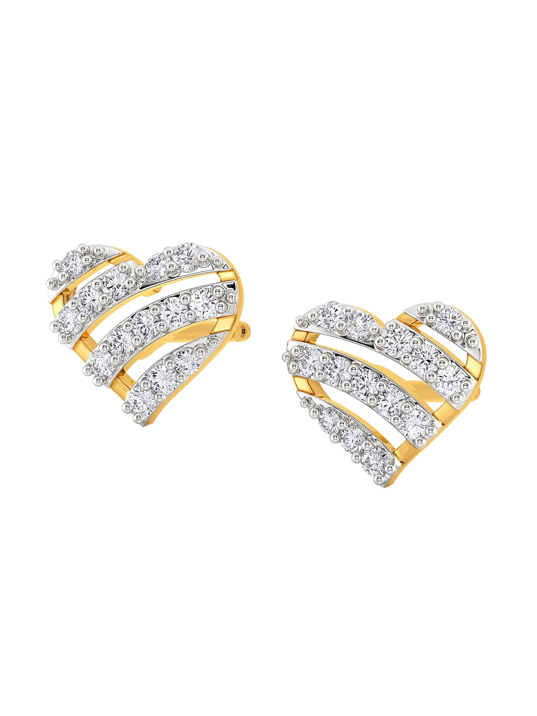 MELORRA Heart O Diamond-Studded Rhodium-Plated 18KT Gold Stud Earrings-1.49gm
MELORRA Heart O Diamond-Studded Rhodium-Plated 18KT Gold Stud Earrings-1.49gm