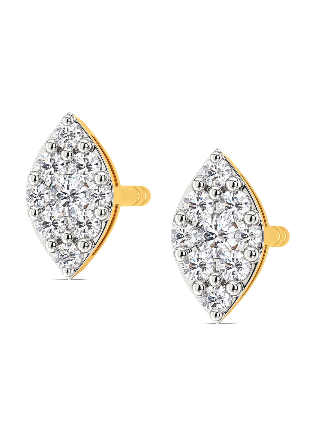 MELORRA Leafy Leisure Diamond-Studded Rhodium-Plated 18KT Gold Studs Earrings- 1.09 gm
MELORRA Leafy Leisure Diamond-Studded Rhodium-Plated 18KT Gold Studs Earrings- 1.09 gm