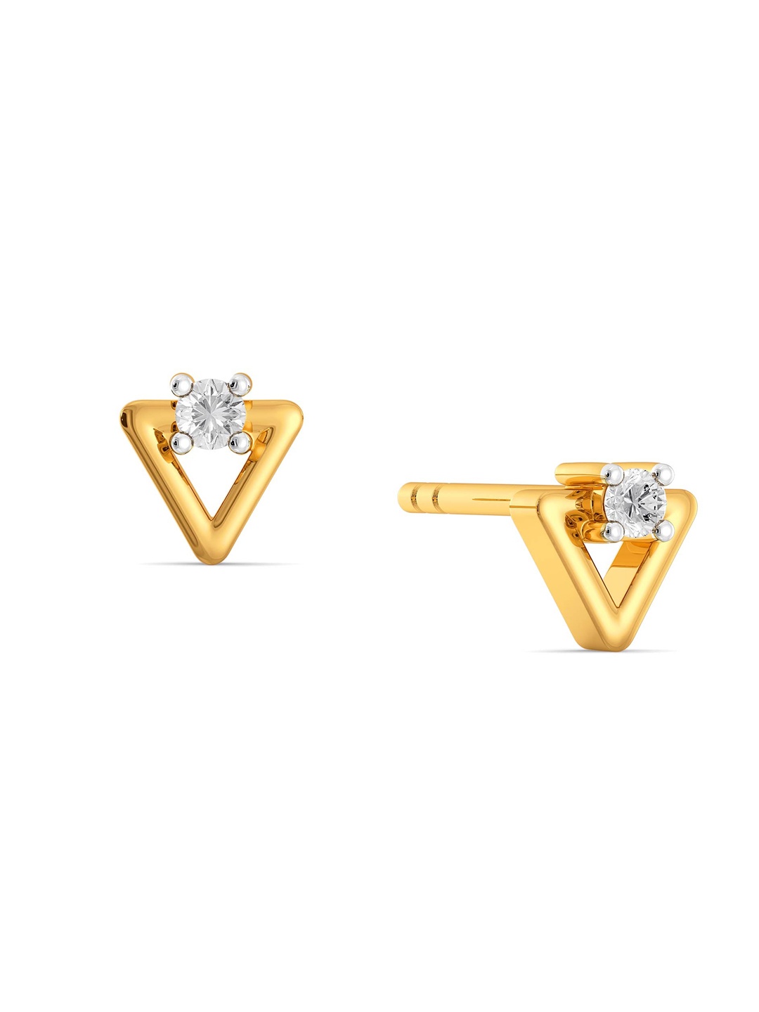 MELORRA Tricky Trinity Diamond-Studded Rhodium-Plated 18KT Gold stud Earrings-1.09gm
MELORRA Tricky Trinity Diamond-Studded Rhodium-Plated 18KT Gold stud Earrings-1.09gm