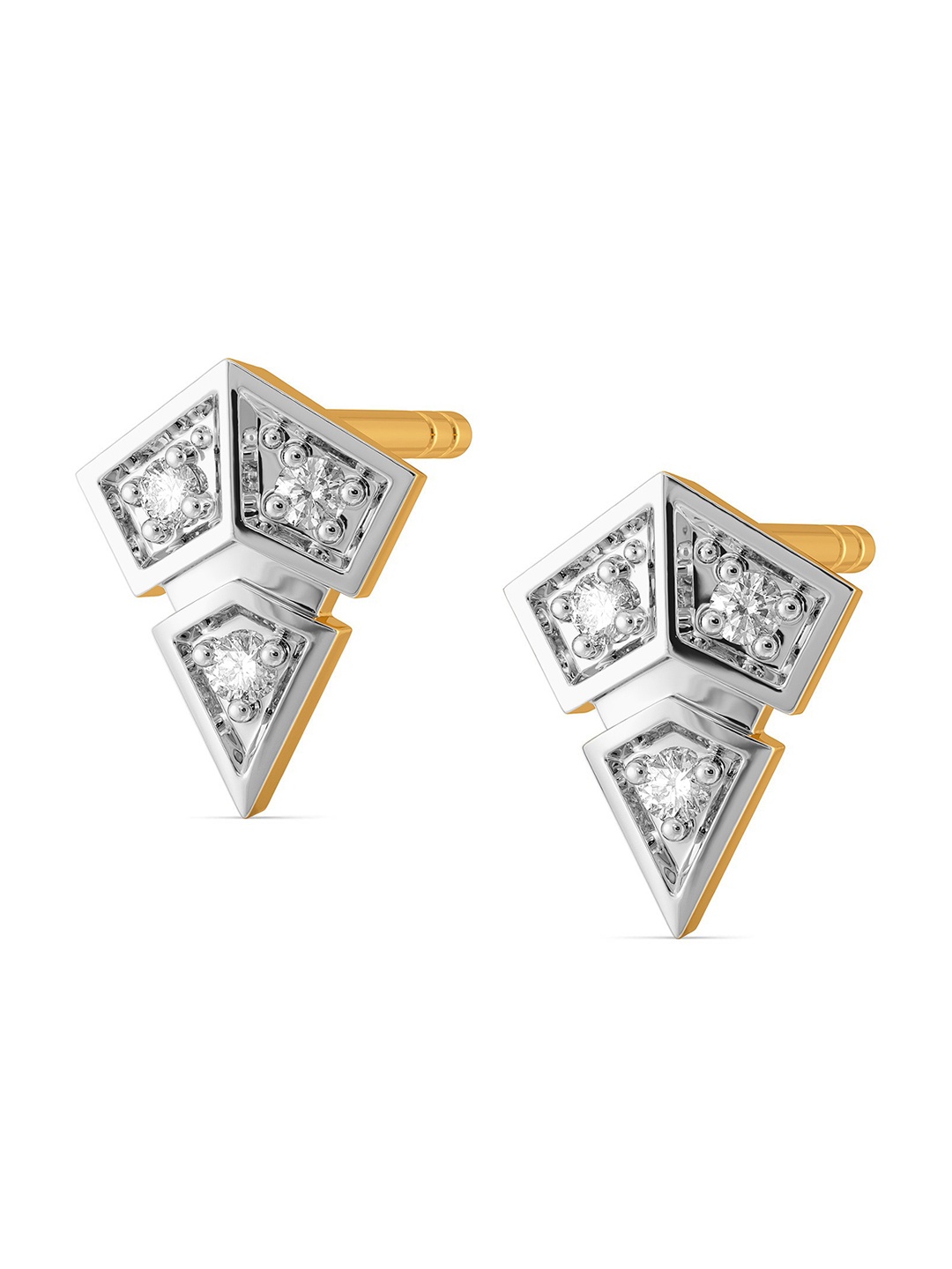 MELORRA Print O Plaids Diamond-Studded Rhodium-Plated 18KT Gold Studs Earrings- 1.24 gm
MELORRA Print O Plaids Diamond-Studded Rhodium-Plated 18KT Gold Studs Earrings- 1.24 gm