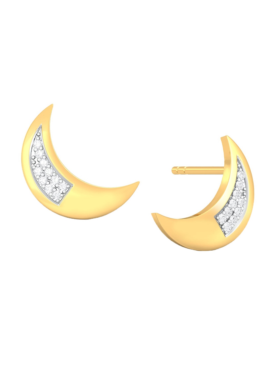 MELORRA Rose Moon Rising Rhodium-Plated Diamond- Studded 18KT Gold Stud Earrings- 2.48 gm
MELORRA Rose Moon Rising Rhodium-Plated Diamond- Studded 18KT Gold Stud Earrings- 2.48 gm