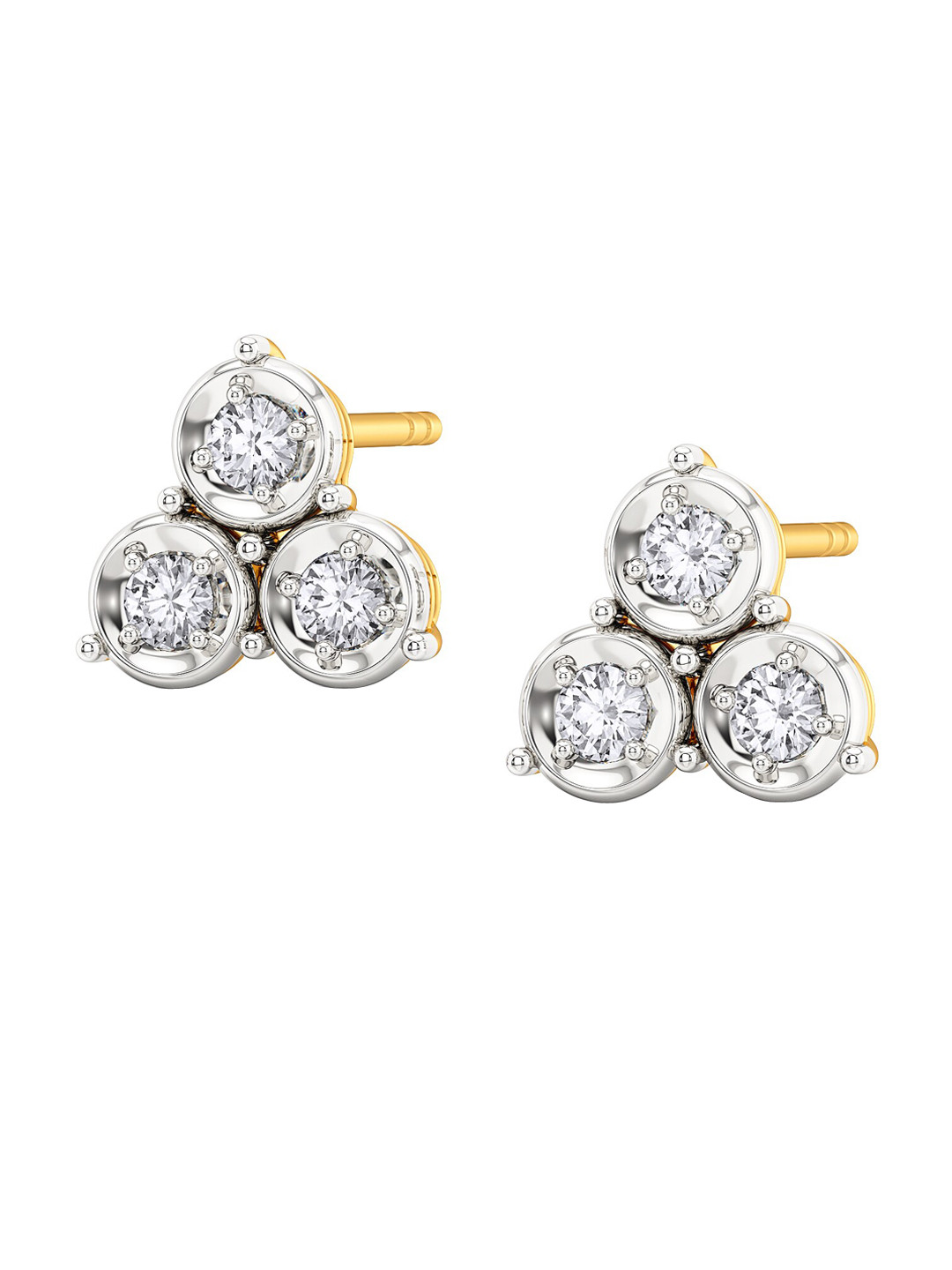 MELORRA Romance N Pride Diamond-Studded Rhodium-Plated 18KT Gold Stud Earrings-2.01gm
MELORRA Romance N Pride Diamond-Studded Rhodium-Plated 18KT Gold Stud Earrings-2.01gm