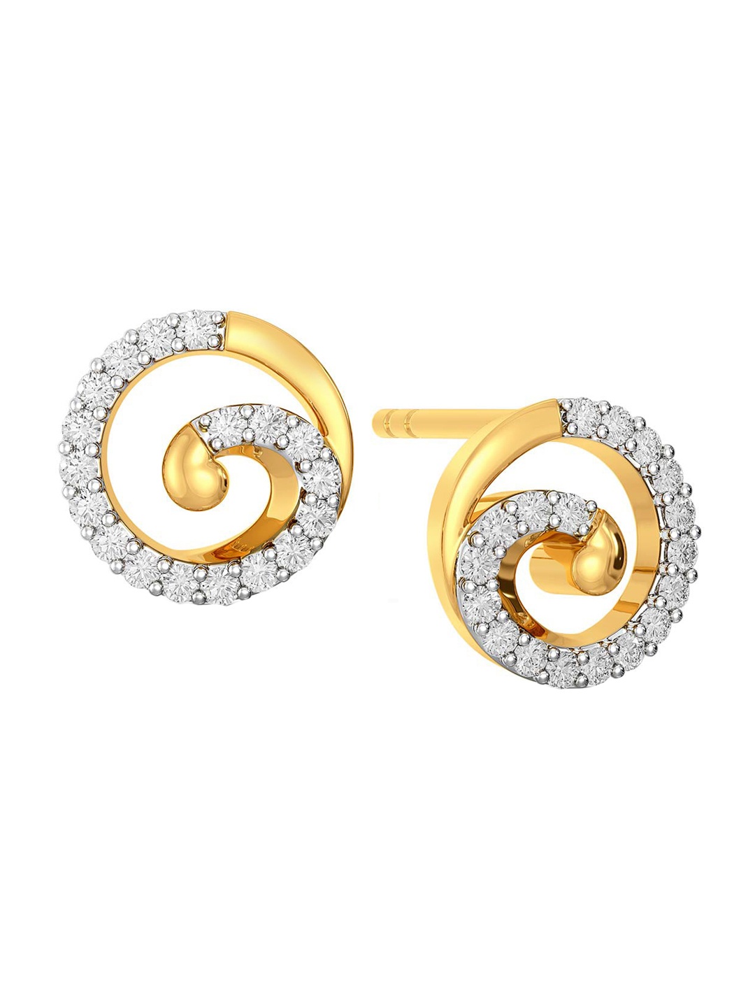 MELORRA Sea Scallops Diamond-Studded Rhodium-Plated 18KT Gold Studs Earrings- 2.44 gm
MELORRA Sea Scallops Diamond-Studded Rhodium-Plated 18KT Gold Studs Earrings- 2.44 gm