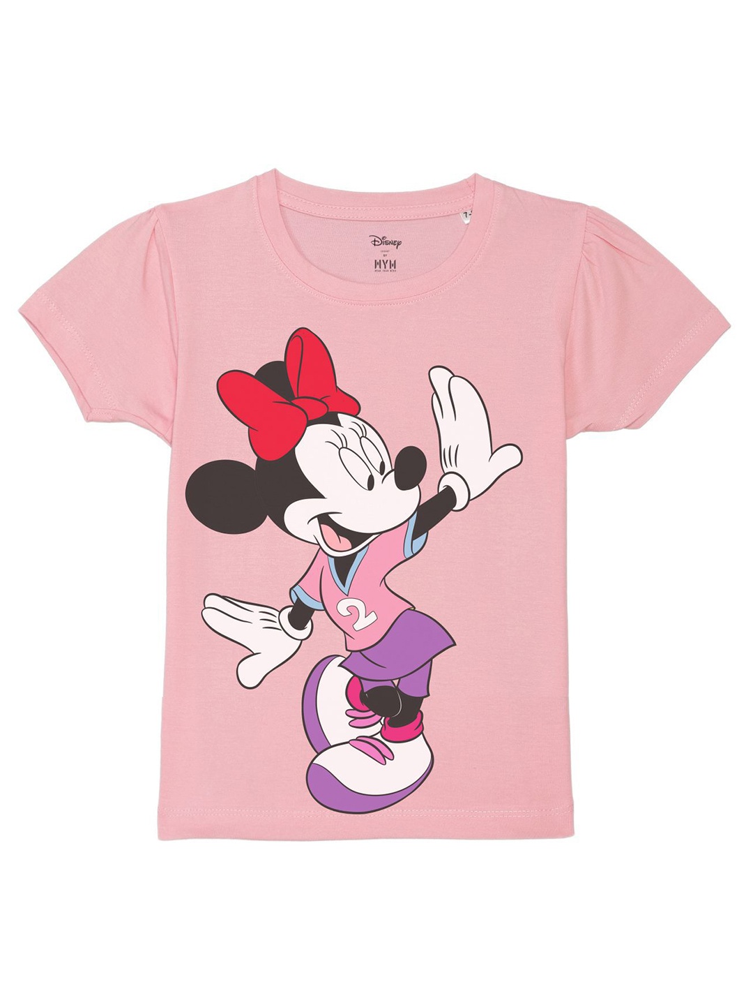 Disney by Wear Your Mind Minnie Mouse Graphic Printed Puff Sleeves Pure Cotton T-Shirt, Pink
Disney by Wear Your Mind Minnie Mouse Graphic Printed Puff Sleeves Pure Cotton T-Shirt, Pink