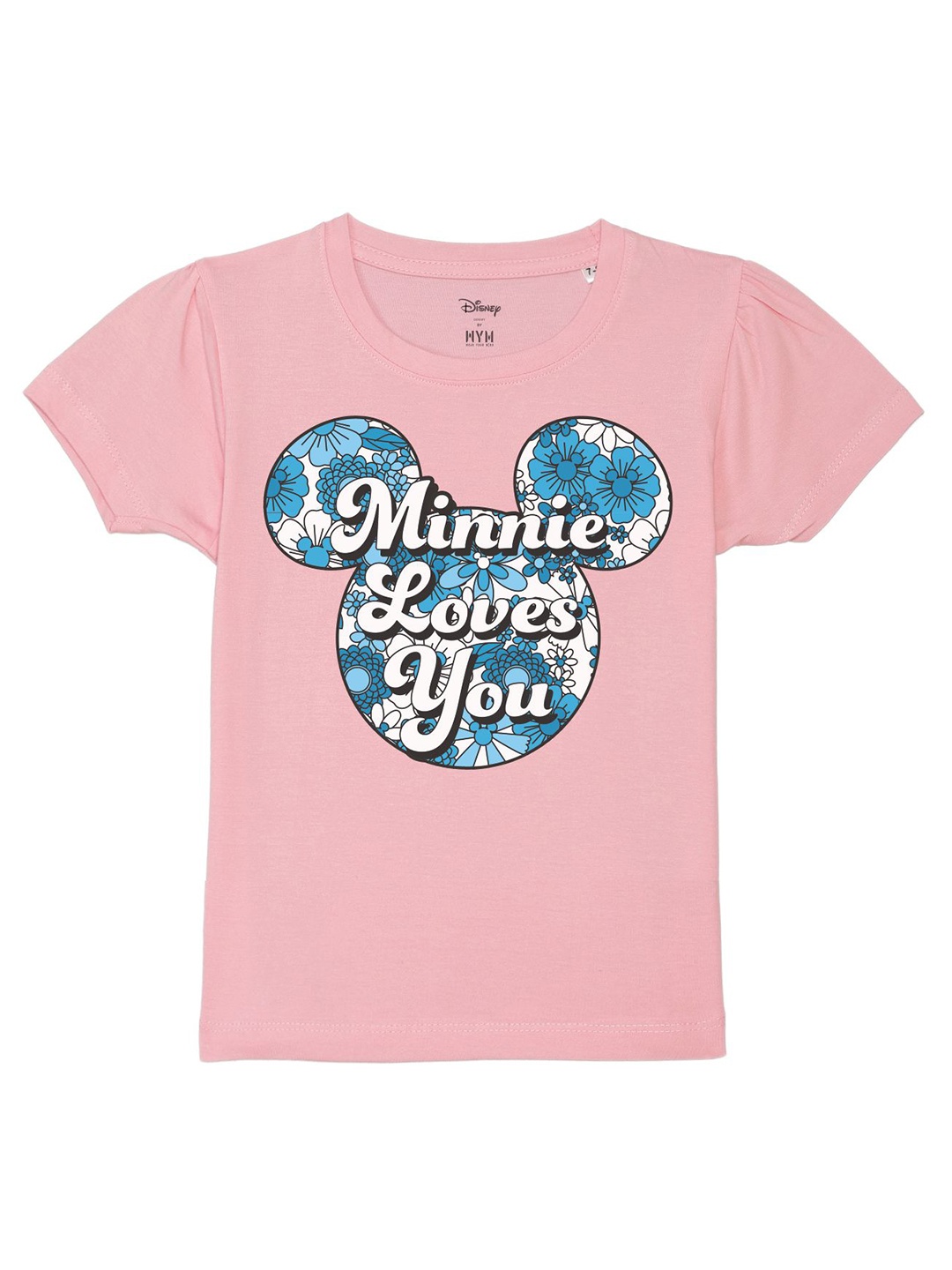 Disney by Wear Your Mind Girls Typography Printed Puff Sleeves Pure Cotton T-shirt, Pink
Disney by Wear Your Mind Girls Typography Printed Puff Sleeves Pure Cotton T-shirt, Pink