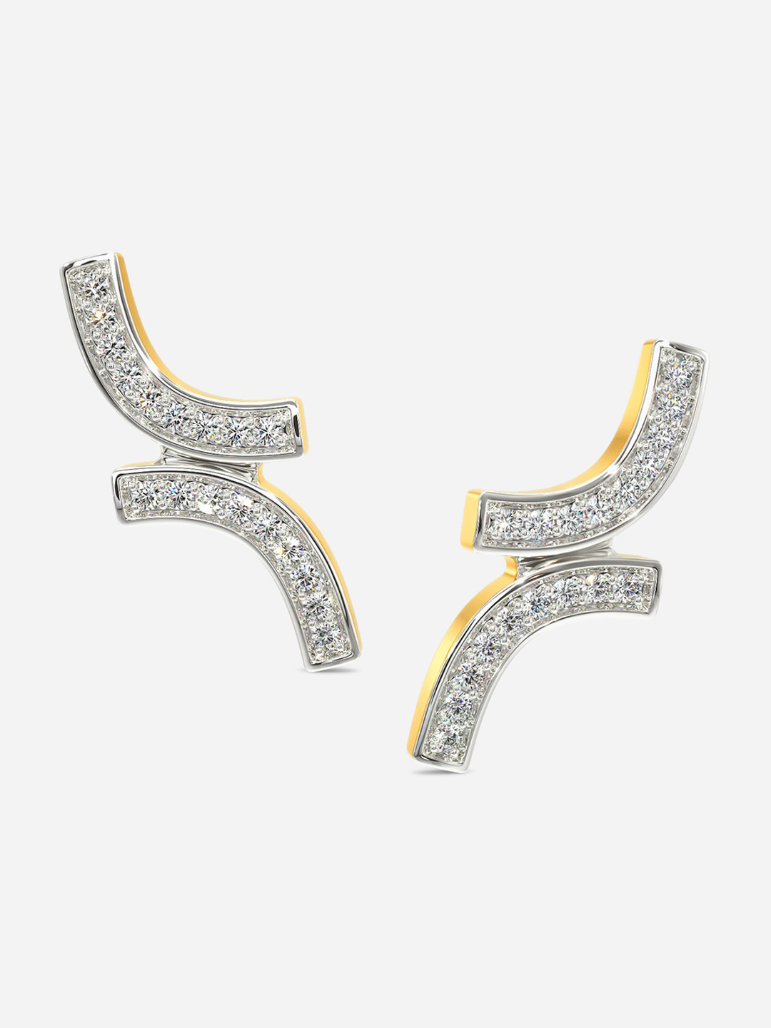 MELORRA Gimme More 90s Rhodium-Plated Diamond-Studded 18KT Gold Earrings - 2.74 gm
MELORRA Gimme More 90s Rhodium-Plated Diamond-Studded 18KT Gold Earrings - 2.74 gm
