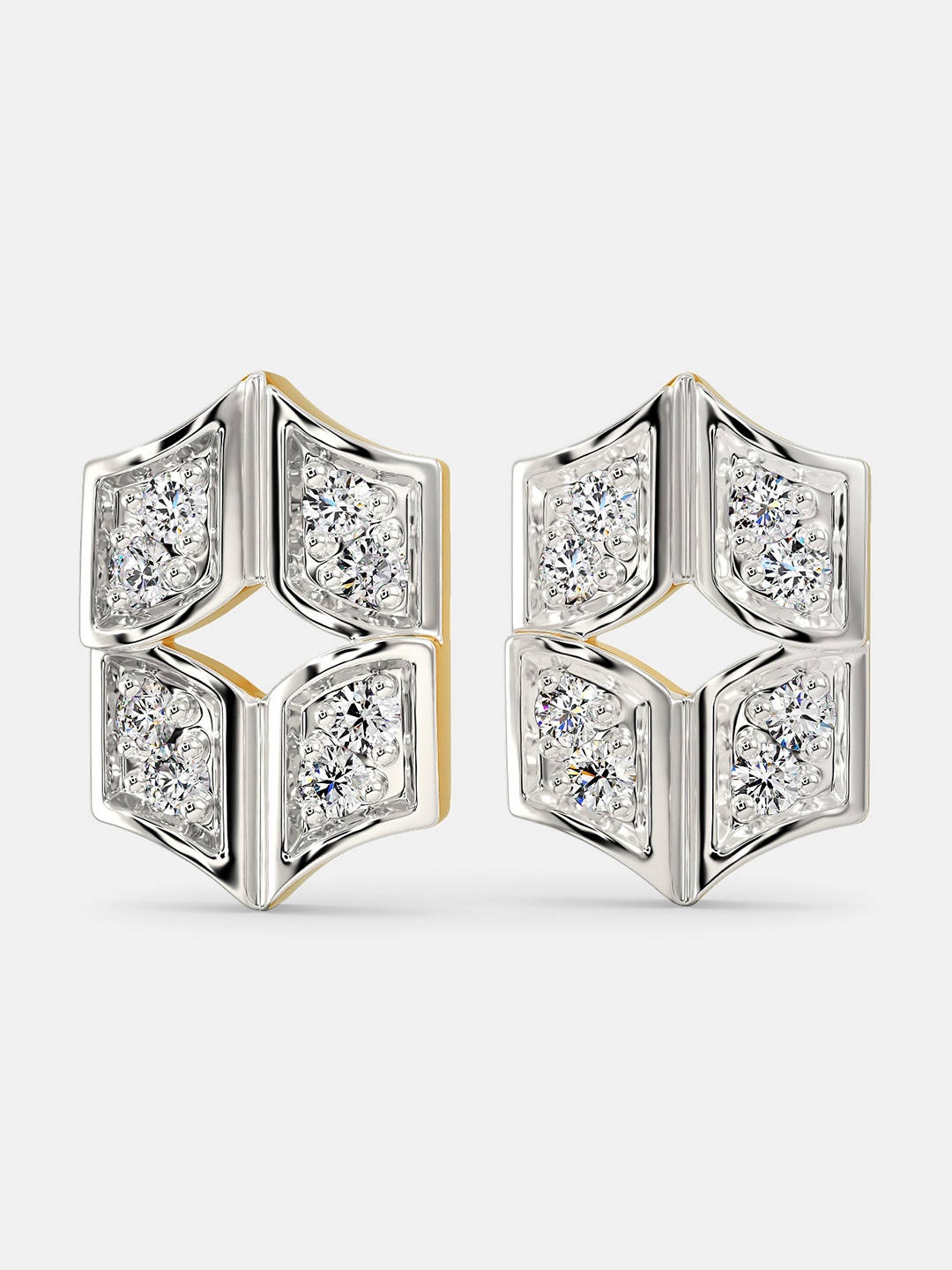 MELORRA Knits All Over Diamond-Studded Rhodium-Plated 18KT Gold Studs Earrings- 1.76 gm
MELORRA Knits All Over Diamond-Studded Rhodium-Plated 18KT Gold Studs Earrings- 1.76 gm