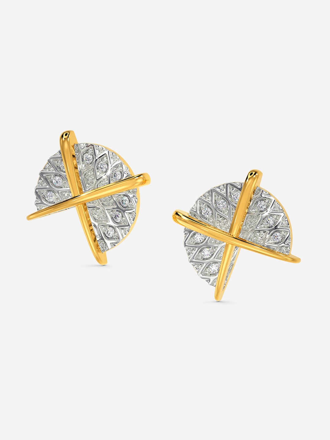 MELORRA Knit In The Round Diamond-Studded Rhodium-Plated 18KT Gold Studs Earrings- 4.54 gm
MELORRA Knit In The Round Diamond-Studded Rhodium-Plated 18KT Gold Studs Earrings- 4.54 gm