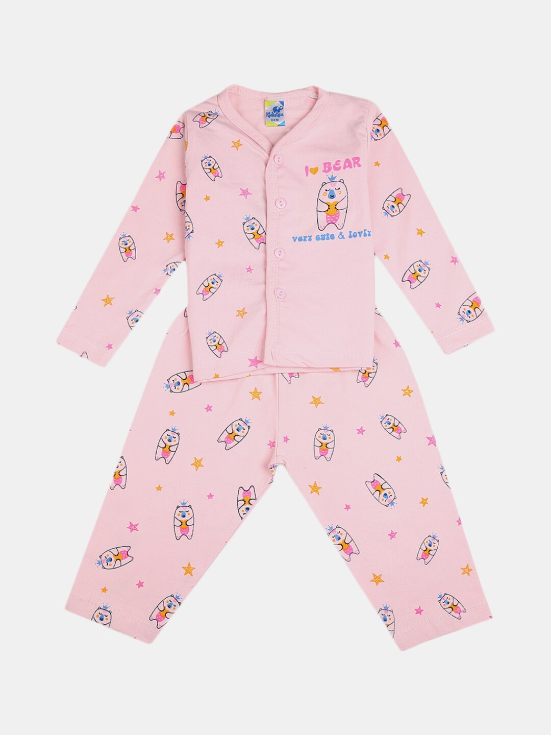 V-Mart Infant Kids Printed Pure Cotton Long Sleeves T-shirt with Pyjamas Clothing Set, Pink
V-Mart Infant Kids Printed Pure Cotton Long Sleeves T-shirt with Pyjamas Clothing Set, Pink