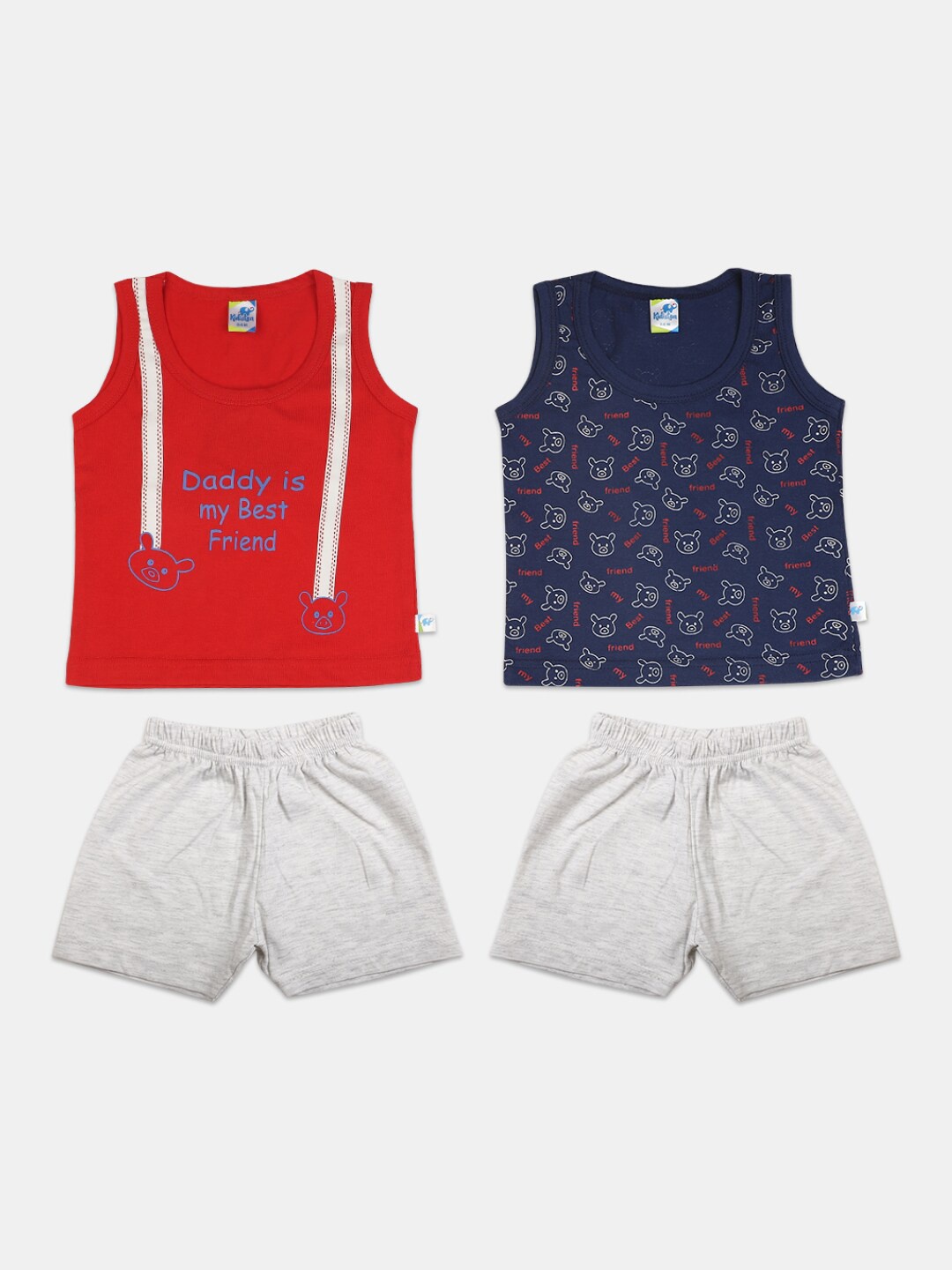 V-Mart Infants Pack Of 2 Printed Round Neck Pure Cotton T-Shirt with Shorts, Red
V-Mart Infants Pack Of 2 Printed Round Neck Pure Cotton T-Shirt with Shorts, Red