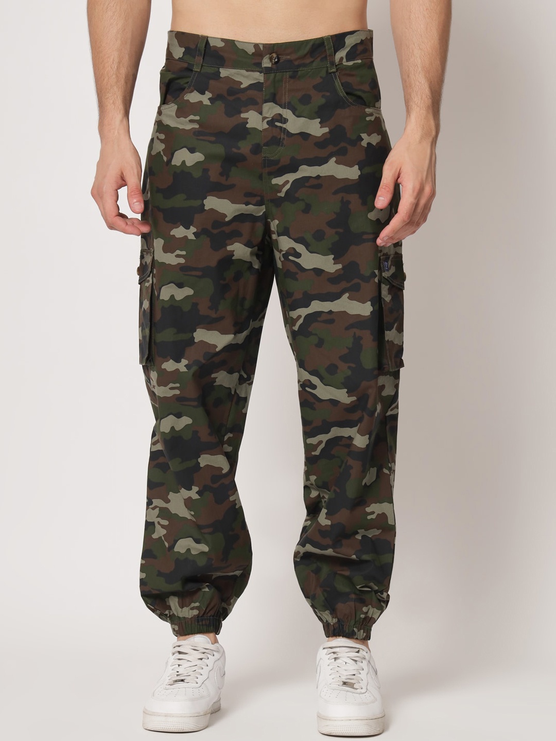 Aazing London Men Camouflage Printed Original Loose Fit Easy Wash Cotton Joggers Trousers, Olive
Aazing London Men Camouflage Printed Original Loose Fit Easy Wash Cotton Joggers Trousers, Olive