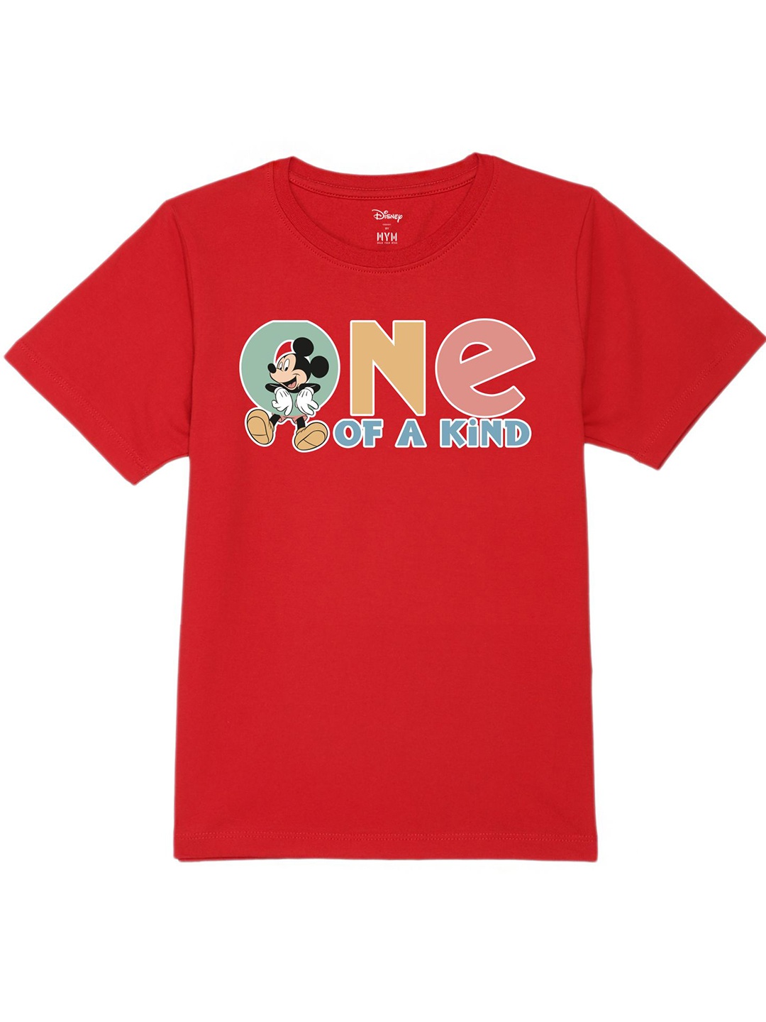 Disney by Wear Your Mind Boys Mickey Mouse Typography Printed Pure Cotton T-shirt, Red
Disney by Wear Your Mind Boys Mickey Mouse Typography Printed Pure Cotton T-shirt, Red