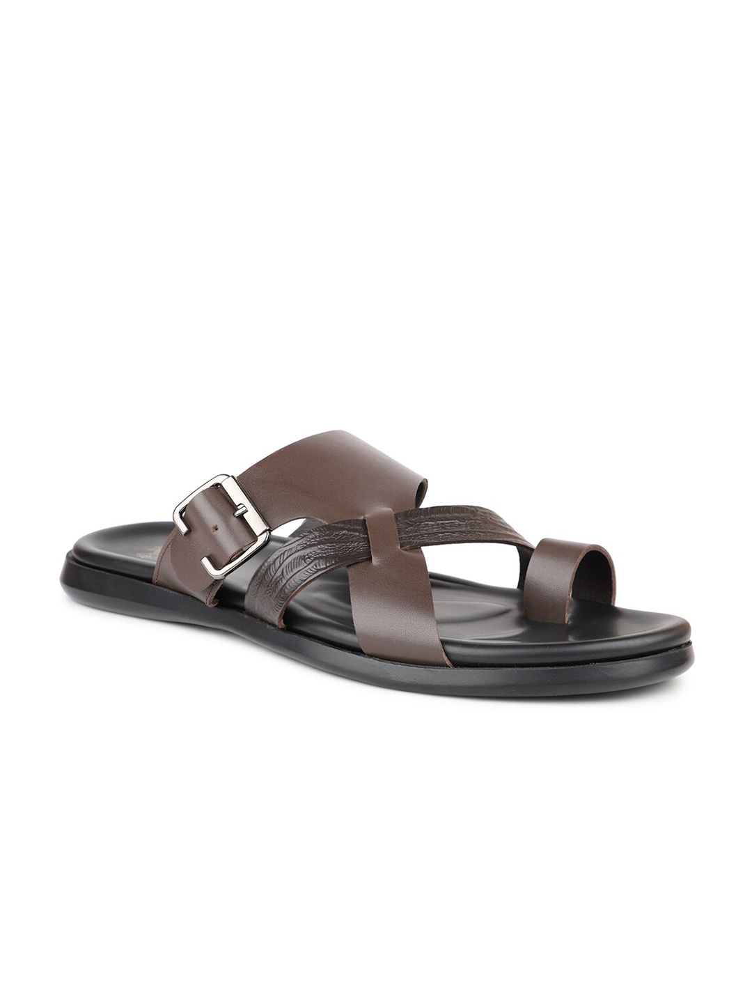 ATESBER by Inc.5 Men Open One Toe Leather Comfort Sandals With Buckle Detail, Brown
ATESBER by Inc.5 Men Open One Toe Leather Comfort Sandals With Buckle Detail, Brown