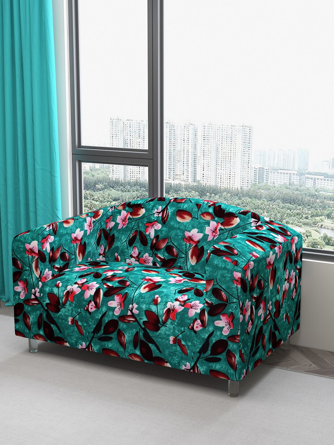 DREAM CARE Green & Pink Floral Printed Waterproof 2-Seater Sofa Cover With Anti Slip
DREAM CARE Green & Pink Floral Printed Waterproof 2-Seater Sofa Cover With Anti Slip