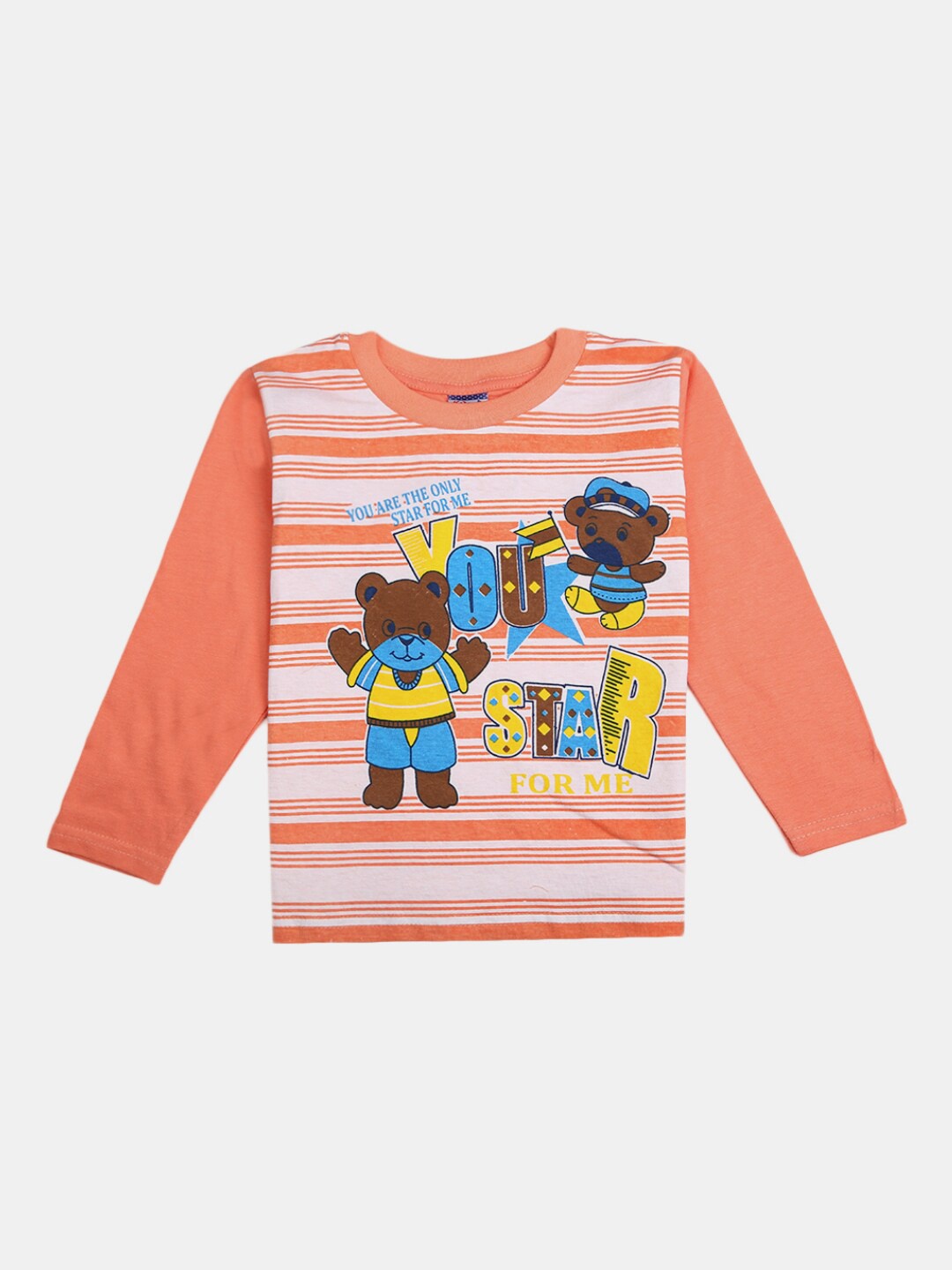V-Mart Boys Printed Pure Cotton Long Sleeves T-shirt with Pyjamas Clothing Set, Orange
V-Mart Boys Printed Pure Cotton Long Sleeves T-shirt with Pyjamas Clothing Set, Orange