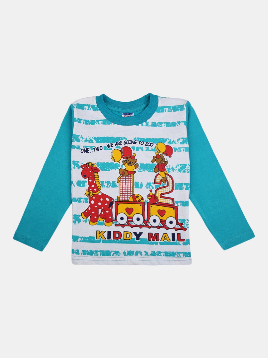 V-Mart Boys Printed Pure Cotton Long Sleeves T-shirt with Pyjamas Clothing Set, Turquoise blue
V-Mart Boys Printed Pure Cotton Long Sleeves T-shirt with Pyjamas Clothing Set, Turquoise blue