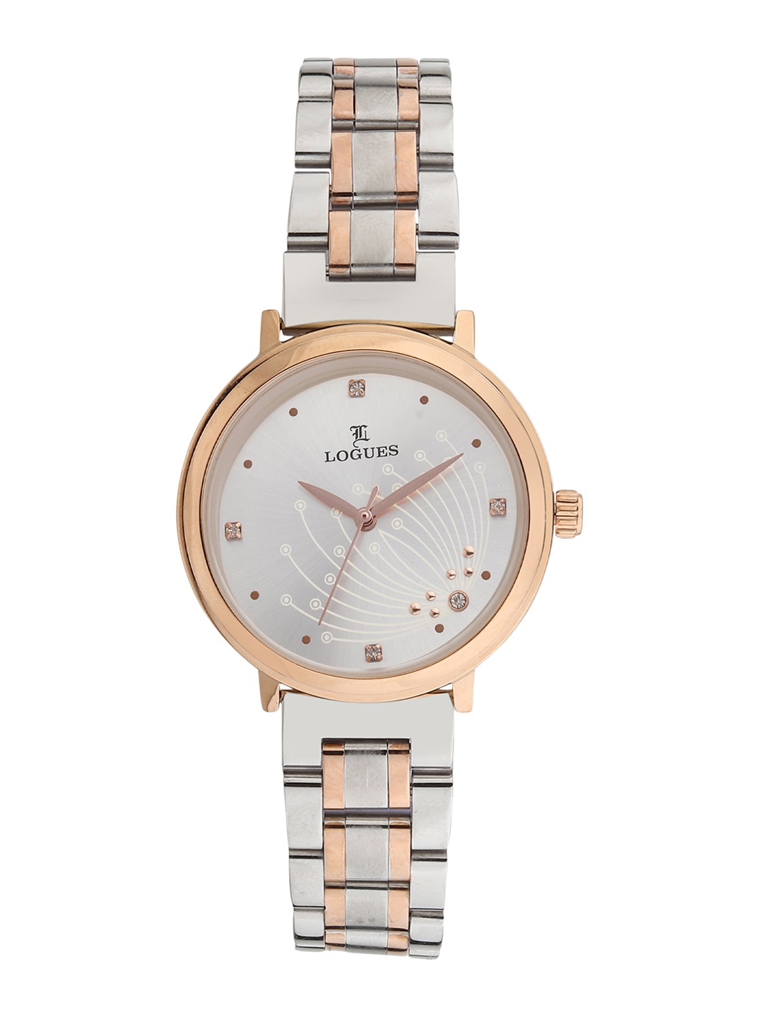 LOGUES Women Dial & Stainless Steel Bracelet Style Straps Analogue Watch L 6147 BWM-02, Silver
LOGUES Women Dial & Stainless Steel Bracelet Style Straps Analogue Watch L 6147 BWM-02, Silver