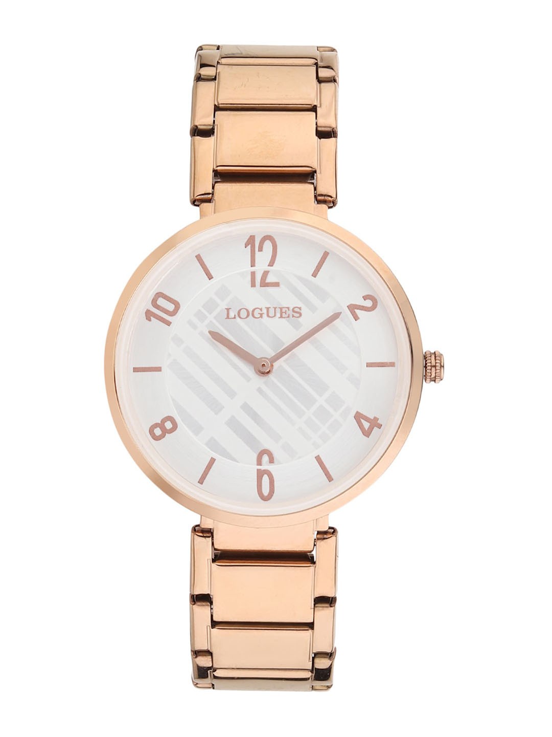 LOGUES Women Dial & Stainless Steel Bracelet Style Straps Analogue Watch L 6133 WM-02, Rose gold
LOGUES Women Dial & Stainless Steel Bracelet Style Straps Analogue Watch L 6133 WM-02, Rose gold