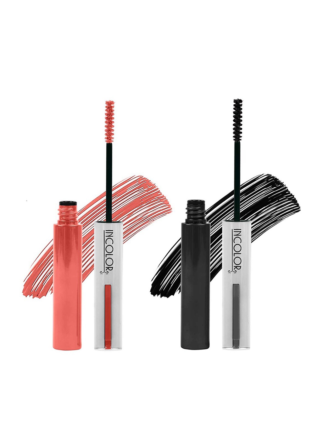 INCOLOR Set Of 2 Light Weight Color Mascara 6ml Each - Smoky Black 01 & Orange Zest 04
INCOLOR Set Of 2 Light Weight Color Mascara 6ml Each - Smoky Black 01 & Orange Zest 04
