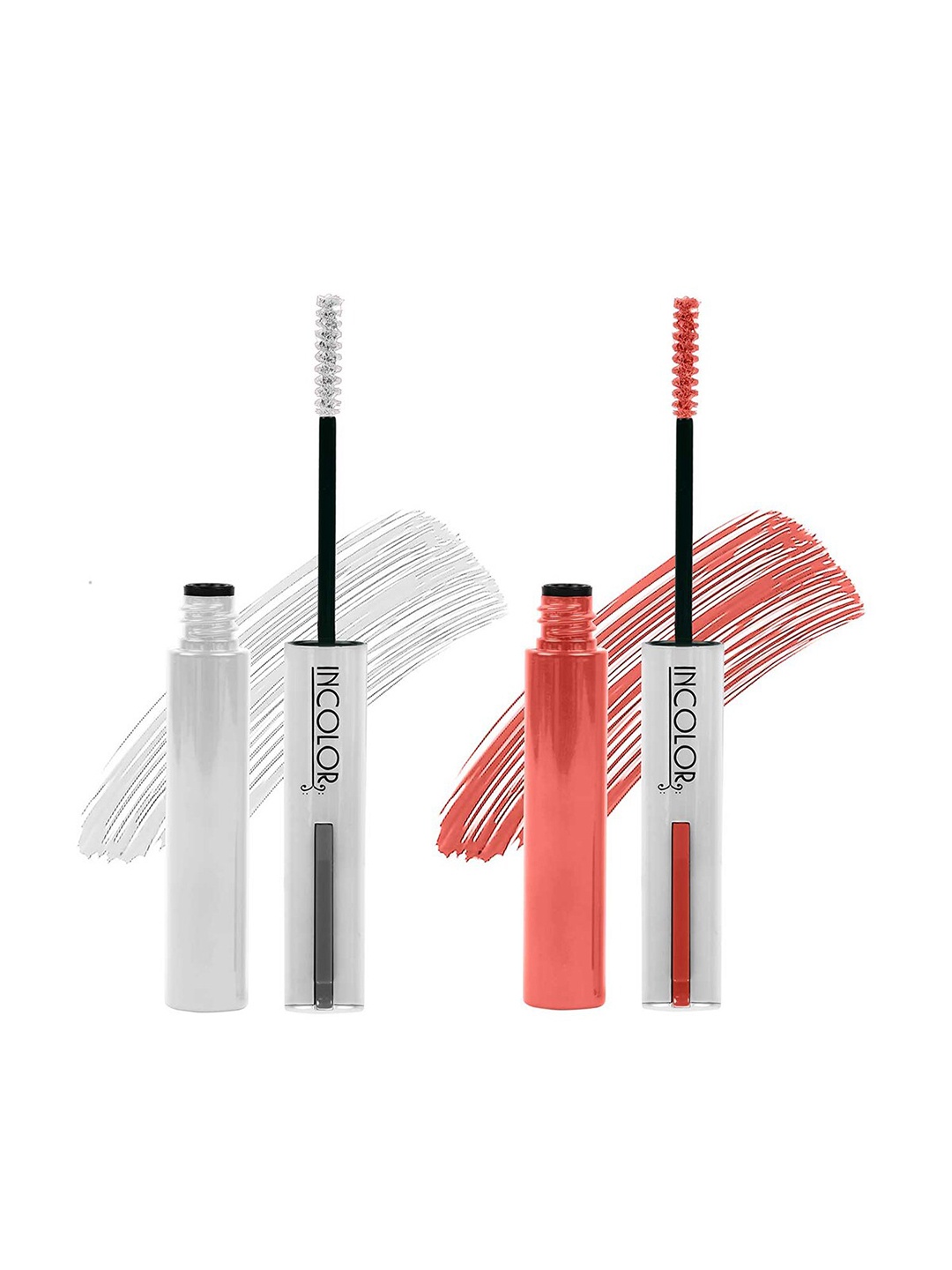 INCOLOR Set Of 2 Light Weight Color Mascara 6ml Each - Orange Zest 04 & Milky White 02
INCOLOR Set Of 2 Light Weight Color Mascara 6ml Each - Orange Zest 04 & Milky White 02