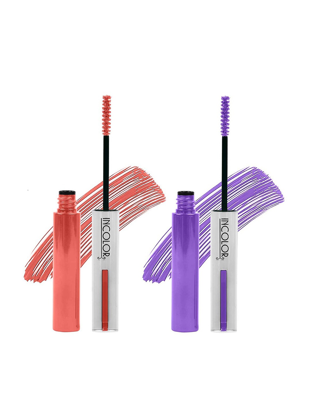 INCOLOR Set Of 2 Light Weight Color Mascara 6ml Each - True Purple 06 & Orange Zest 04
INCOLOR Set Of 2 Light Weight Color Mascara 6ml Each - True Purple 06 & Orange Zest 04