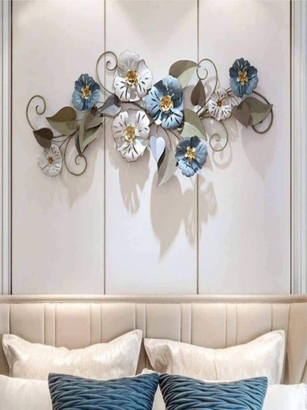 The Art House Golden & Silver Dual Toned Combined Floral Decorated Metal Wall Art, Gold
The Art House Golden & Silver Dual Toned Combined Floral Decorated Metal Wall Art, Gold