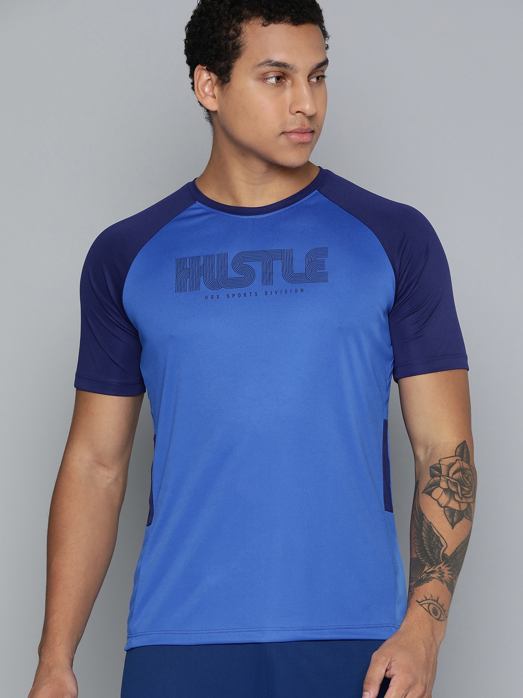 HRX by Hrithik Roshan Rapid Dry Colourblocked Typography Printed Sports T-shirt, Blue
HRX by Hrithik Roshan Rapid Dry Colourblocked Typography Printed Sports T-shirt, Blue